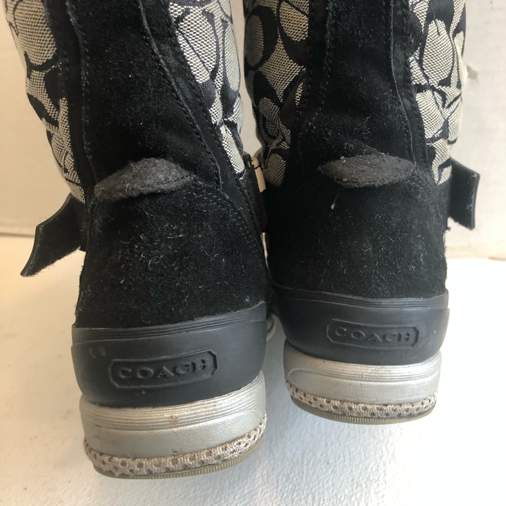 Coach Mariette fur CC signature snow boots - Picture 5 of 8